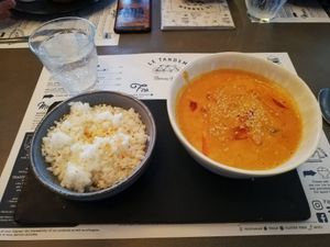 The curry bowl with white rice was very tasty. Would recommend. at Le Tandem in Biarritz