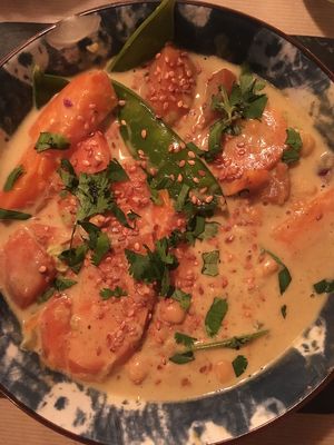 Curry bowl  at Le Tandem in Biarritz