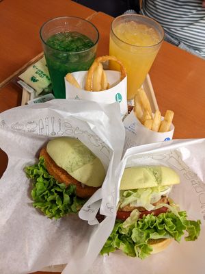  at Mos Burger in Tokyo