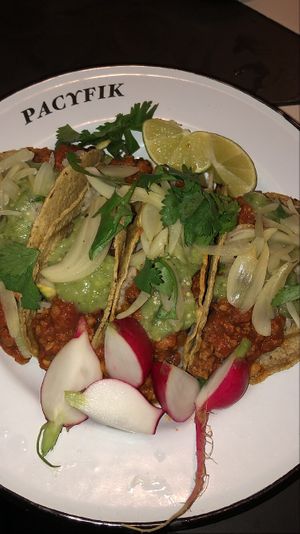tacos at Bar Pacyfik in Warsaw