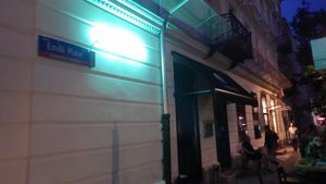 Bar Pacyfik at night at Bar Pacyfik in Warsaw