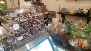 Those marshmallow brownies are vegan and gluten free! at The District at Mills 50 in Orlando