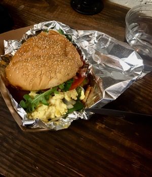 Brunch Burger at The District at Mills 50 in Orlando