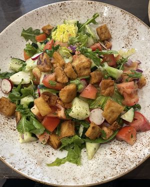 FATTOUSH 💚  at Mediterranean Cruise Cafe in Burnsville