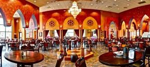 Inside, outdoor seating also available at Mediterranean Cruise Cafe in Burnsville