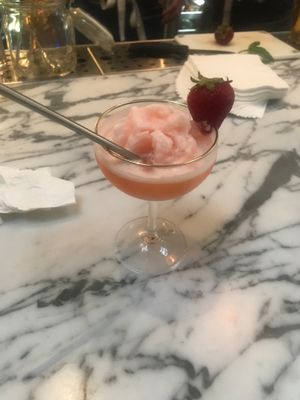 my virgin drink by Paul !! Paul likes it's virgin  at Cafe Gratitude in Beverly Hills