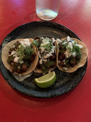 Potato tacos at Bad Hombres in Darlinghurst
