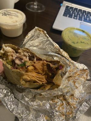 Jackfruit burrito   at Bad Hombres in Darlinghurst