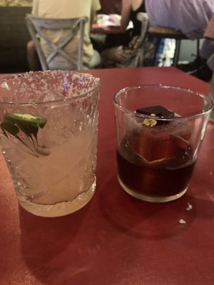 Chili marg and choc negroni   at Bad Hombres in Darlinghurst