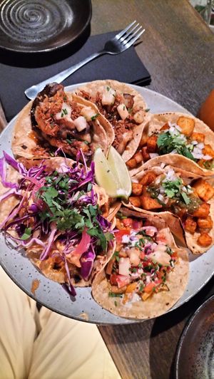 Taco selection at Bad Hombres in Darlinghurst