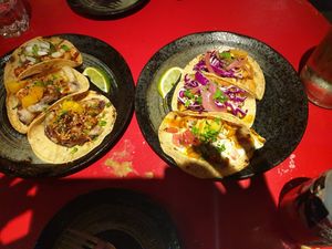 Mixed tacos at Bad Hombres in Darlinghurst