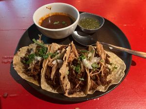 Fable Mushroom Birria Tacos at Bad Hombres in Darlinghurst