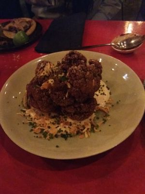 Braised cauliflower at Bad Hombres in Darlinghurst