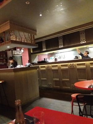 Staff in kitchen at work. at Bad Hombres in Darlinghurst