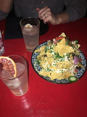 Nachos and cocktails at Bad Hombres in Darlinghurst