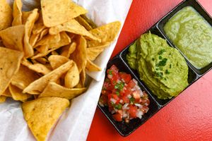 Corn Chips & Salsas at Bad Hombres in Darlinghurst