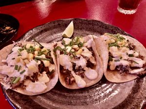 Jackfruit tacos at Bad Hombres in Darlinghurst