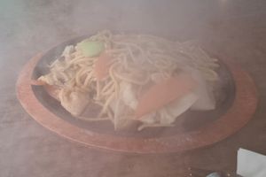 Zenhouse Sizzling Noodle plate at Zenhouse Vegetarian Yum Cha  in Adelaide