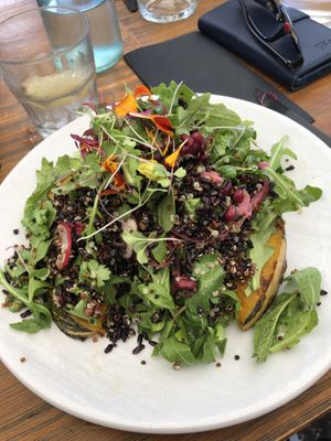 Pumpkin salad at Cafe Diversity in Moreton Bay Region