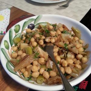 hearty bean and chickpea vegetable soup at Elmira in Vienna
