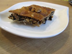 Elmira's organic vegan Fairtrade walnut coconut cake  at Elmira in Vienna