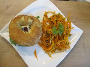 organic power-protein bagel at Elmira in Vienna