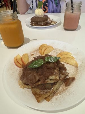 Autumn apple spice special  at Stakks Pancake House in Southampton