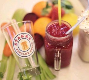 Stakks Vegan Menu at Stakks Pancake House in Southampton