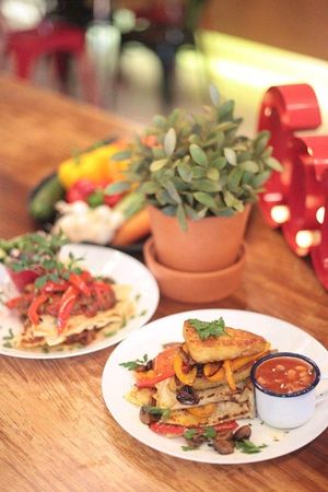 Stakks Vegan Menu at Stakks Pancake House in Southampton