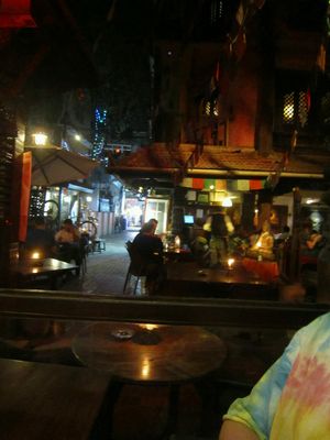 Nice setting at New Orleans Cafe & Wine Bar in Kathmandu
