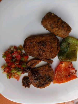 vegan BBQ at Soja y Pimenton - Vegan Argentinian BBQ in Lanzarote