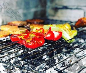 the bbq at Soja y Pimenton - Vegan Argentinian BBQ in Lanzarote