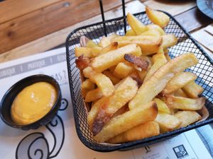 Fries at GreenBurger in Liege