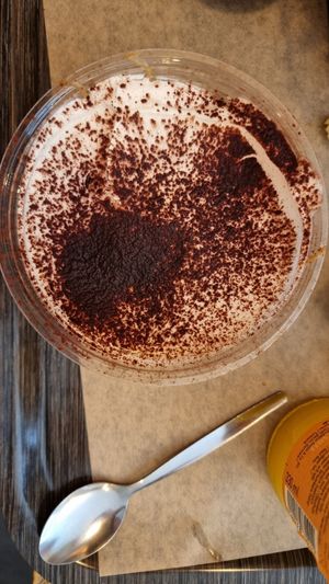 Tiramisu at GreenBurger in Liege