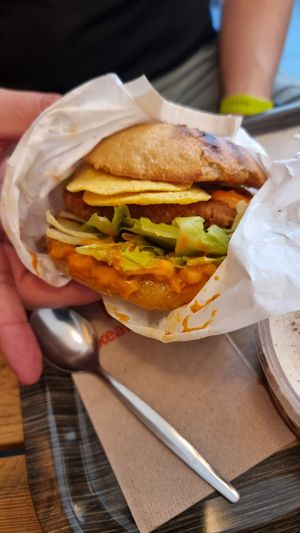 Mexican burger at GreenBurger in Liege