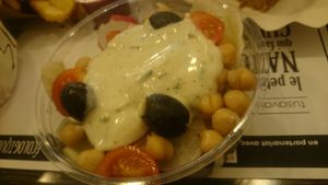 new salad at GreenBurger in Liege