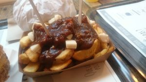 Poutine vegan at GreenBurger in Liege