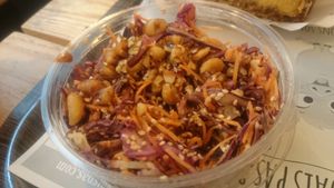 Salad at GreenBurger in Liege