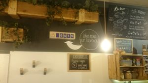 Facebook like live! at GreenBurger in Liege