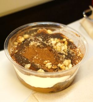 Tiramisu at GreenBurger in Liege