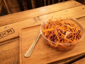 Salad at GreenBurger in Liege