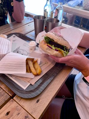 Hamburger saisonier at GreenBurger in Liege