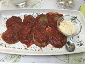 Ravioli at Nirvana in Florence