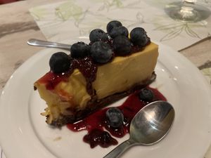 Tofu cake #Veganuary at Nirvana in Florence