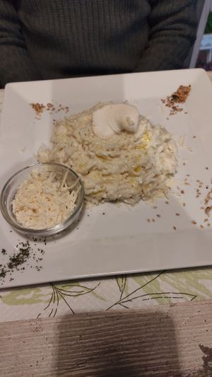 Cheese rice at Nirvana in Florence