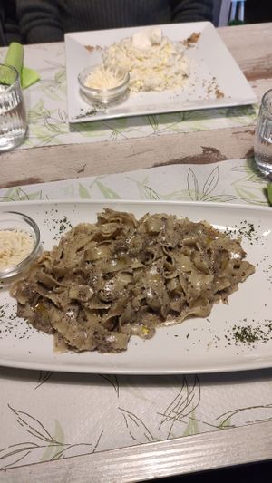 Truffle pasta at Nirvana in Florence