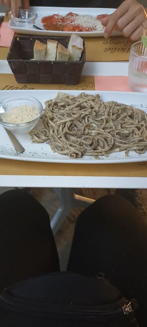 Truffle pasta at Nirvana in Florence