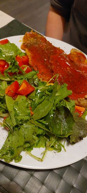 Spicy seitan at Nirvana in Florence