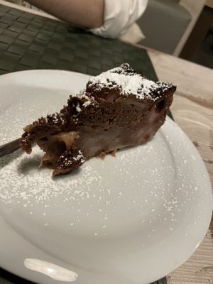 Chocolate-pear cake  at Nirvana in Florence