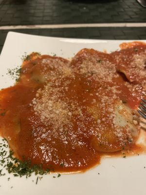 Ravioli  at Nirvana in Florence